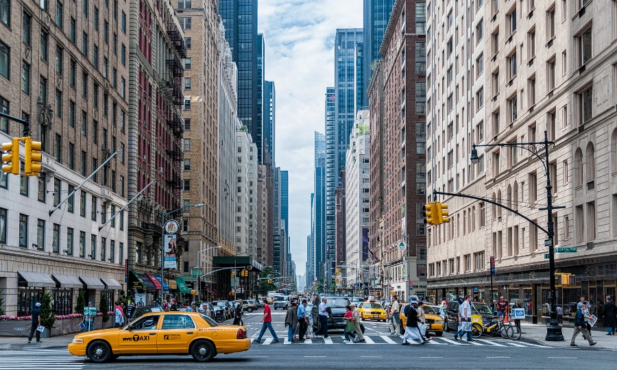voyage scolaire à New York en famille daccueil - rue à NYC